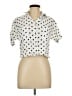 Love Notes Ivory Short Sleeve Polo Size L - photo 1