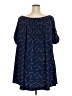 J for Justify Blue 3/4 Sleeve Blouse Size 3X - photo 2