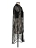 Club Monaco 100% Nylon Black Kimono Size 2 - photo 4