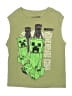 Minecraft Green Sleeveless T-Shirt Size 6 - 7 - photo 1