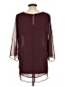 Jennifer Lopez 100% Polyester Burgundy 3/4 Sleeve Blouse Size L - photo 2
