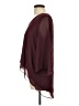 Jennifer Lopez 100% Polyester Burgundy 3/4 Sleeve Blouse Size L - photo 5