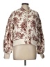 &merci 100% Cotton Print Ivory Jacket Size L - photo 1