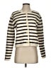 Assorted Brands Stripes Ivory Cardigan Size S - photo 1