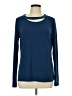 Carmen Carmen Marc Valvo Blue Long Sleeve Top Size L - photo 1