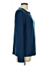 Carmen Carmen Marc Valvo Blue Long Sleeve Top Size L - photo 4