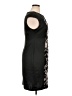 Connected Apparel 100% Nylon Graphic Black Cocktail Dress Size 14 (petite) - photo 4