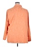 Studio Works Paisley Orange Long Sleeve Blouse Size 2X - photo 2