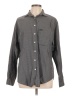 Faconnable Gray Long Sleeve Button-Down Shirt Size L - photo 1