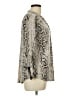 MICHAEL Michael Kors Animal Print Gray Long Sleeve Blouse Size L - photo 4
