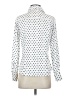 Pendleton 100% Polyester Polka Dots White Long Sleeve Blouse Size 4 Petite - photo 2