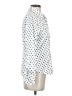 Pendleton 100% Polyester Polka Dots White Long Sleeve Blouse Size 4 Petite - photo 4