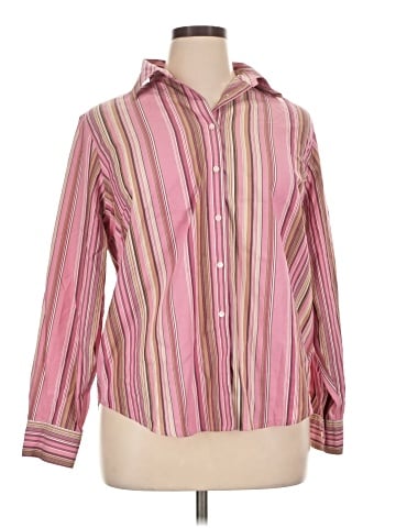 Jones New York Signature Long Sleeve Blouse (view 1)