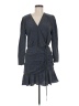 Veronica Beard 100% Silk Tweed Blue Gray Cocktail Dress Size 6 - photo 1