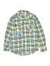 Moth Green Long Sleeve Button-Down Shirt Size 13 - photo 1