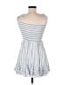 AaKaa 100% Rayon Stripes Blue Casual Dress Size M - photo 2