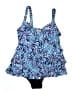 Croft & Barrow Print Blue One Piece Swimsuit Size 10 - photo 1