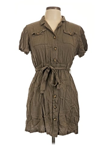 Style Me Short Sleeve Button-Down Shirt (view 1)