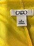 Cato 100% Polyester Yellow Casual Dress Size M - photo 7