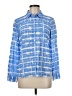 FDJ Blue Long Sleeve Button-Down Shirt Size 6 - photo 1