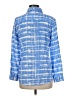 FDJ Blue Long Sleeve Button-Down Shirt Size 6 - photo 2