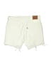 Levi's Solid Ivory Denim Shorts Size 28 waist - photo 2