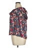 Xhilaration 100% Polyester Blue Short Sleeve Blouse Size XL - photo 5