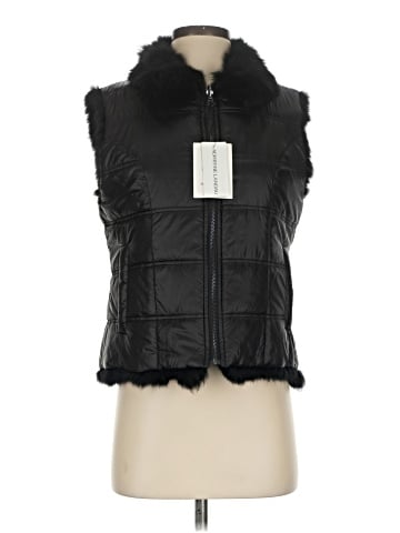 Adrienne Landau Faux Fur Vest (view 1)