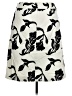A Line 100% Polyester Graphic Ivory Casual Skirt Size 16 - photo 2