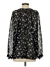 Vince. 100% Silk Black Long Sleeve Silk Top Size S - photo 2