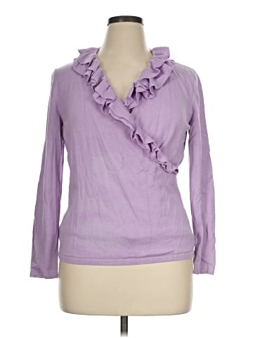Jones Wear Long Sleeve Blouse (view 1)