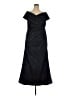 Betsy & Adam Black Cocktail Dress Size 18 - photo 1
