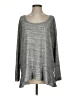 Drew 100% Cotton Gray Long Sleeve Top Size S - photo 1