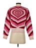 C+D+M Collection Hearts Pink Pullover Sweater Size S - photo 2