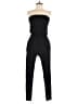 Go Couture Solid Black Jumpsuit Size M - photo 1