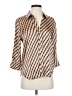 L'Agence Tan 3/4 Sleeve Blouse Size XS (tall) - photo 1