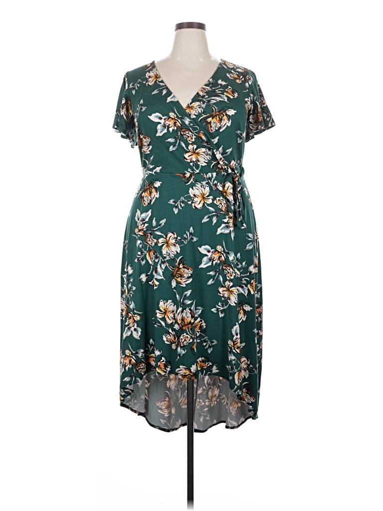 Pre-owned Fortune + Ivy Casual Dress In Teal