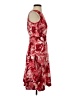 Etcetera Print Red Cocktail Dress Size 2 - photo 4