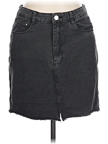 Brave Soul Denim Skirt (view 1)