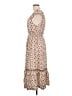 Max Studio Floral Ivory Casual Dress Size Lg Petite - photo 5