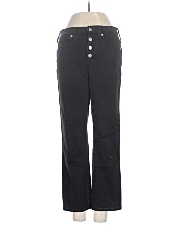 Madewell Petite Stovepipe Jeans in Lunar Wash: Button-Front Edition (view 1)