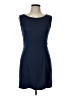 Max Studio Solid Blue Casual Dress Size L - photo 1