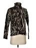 Elliott Lauren Animal Print Brown Turtleneck Sweater Size XS - photo 1