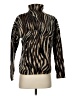 Elliott Lauren Animal Print Brown Turtleneck Sweater Size XS - photo 2