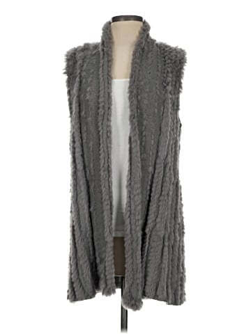 Adrienne Landau Faux Fur Vest (view 1)