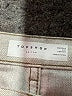 Topshop 100% Cotton Chevron-herringbone Gray Jeans Size 34 waist - photo 7