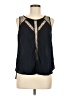 Astr 100% Polyester Black Sleeveless Blouse Size M - photo 1
