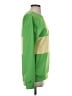 Unbranded Color Block Green Sweatshirt Size XS - photo 4
