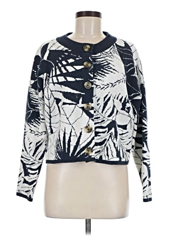 Madewell Broadway Cardigan Sweater in Tropical Vacation (view 1)