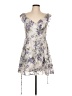 BCX 100% Polyester Floral Gray Cocktail Dress Size L - photo 1